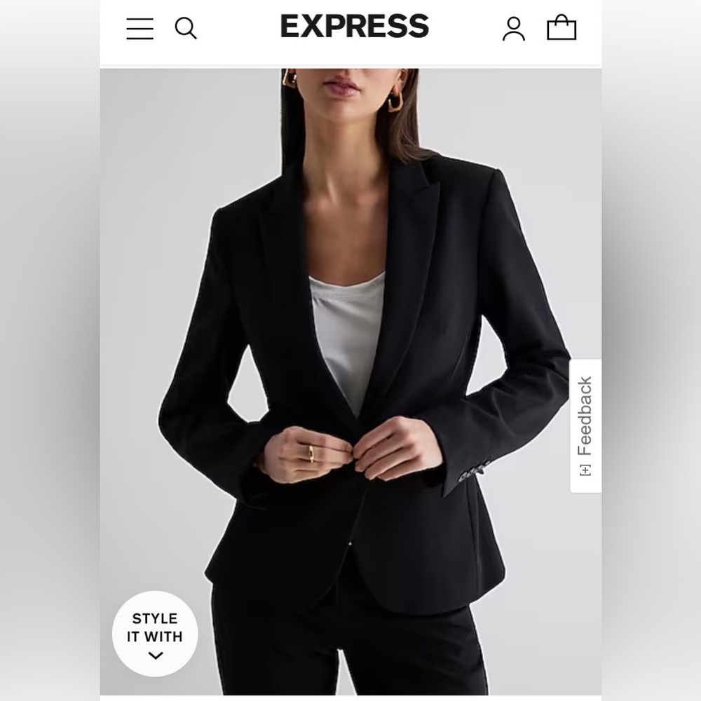 Express Black Blazer